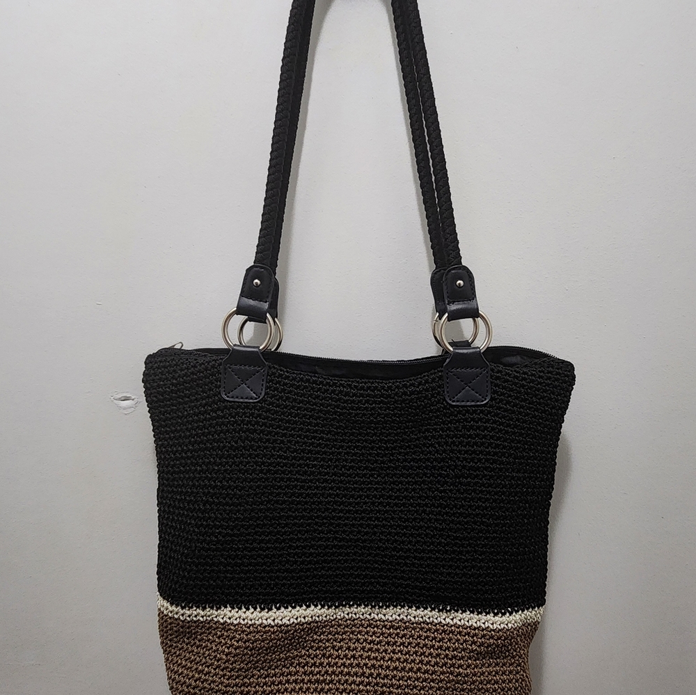 Croft & Barrow Woven Handbag - Picture 3 of 4
